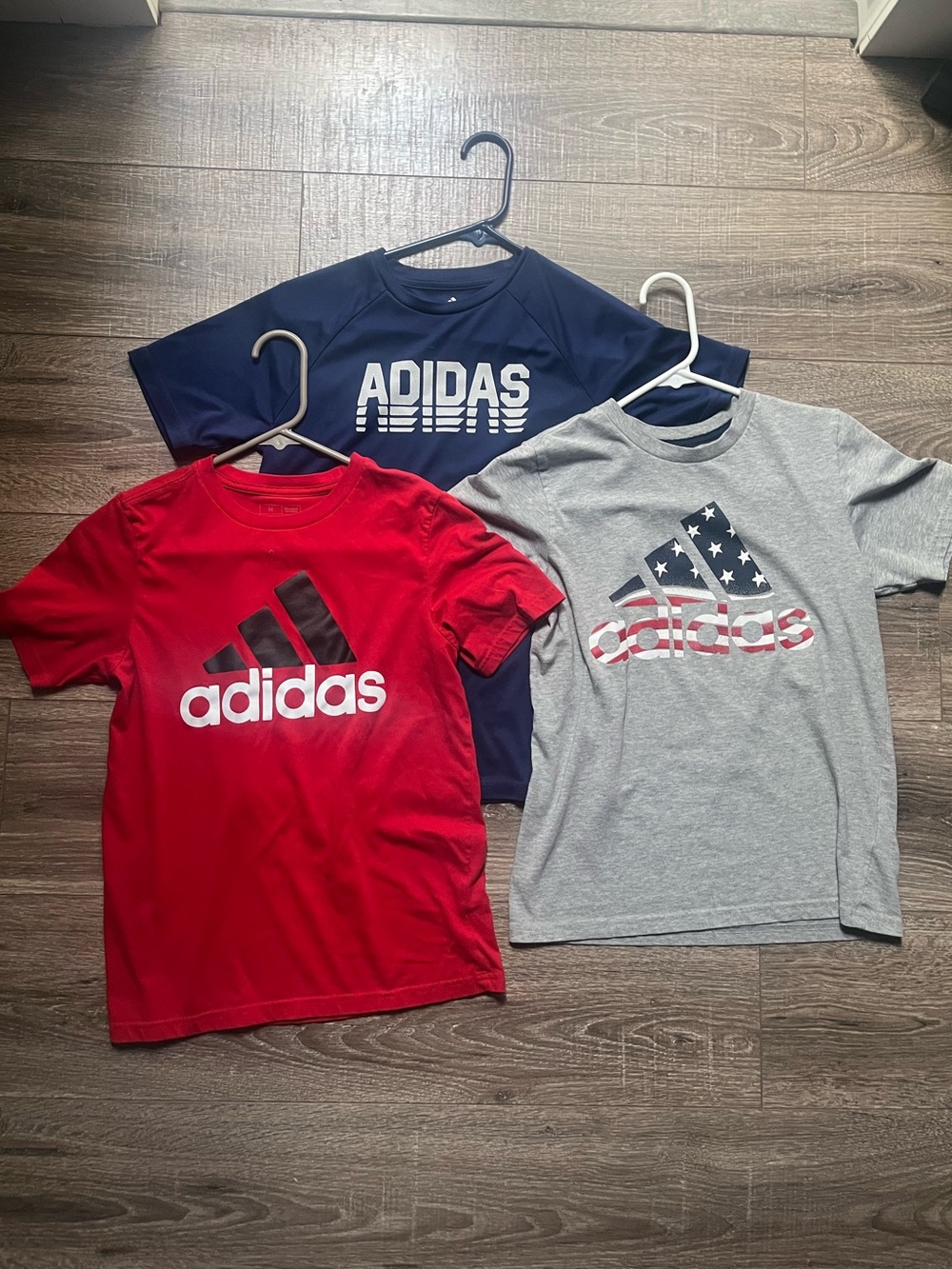 adidas Youth T-Shirt bundle- medium (10-12)